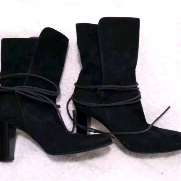 Hermes Suede Women’s Short Boots 36½  US6 - Picture 1 of 9